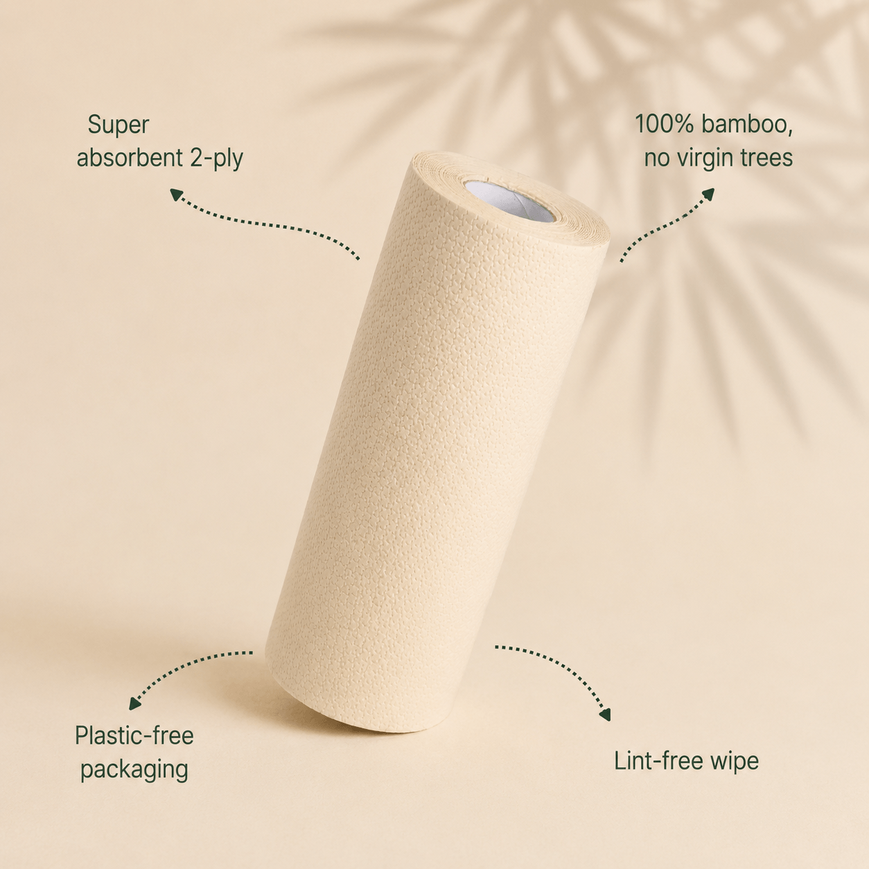 Bamboo Kitchen Towel — 2-Ply — view 2