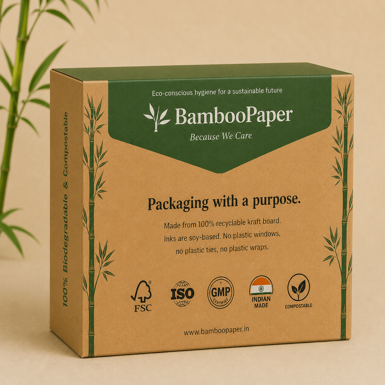 Bamboo Kitchen Towel — 2-Ply — view 4
